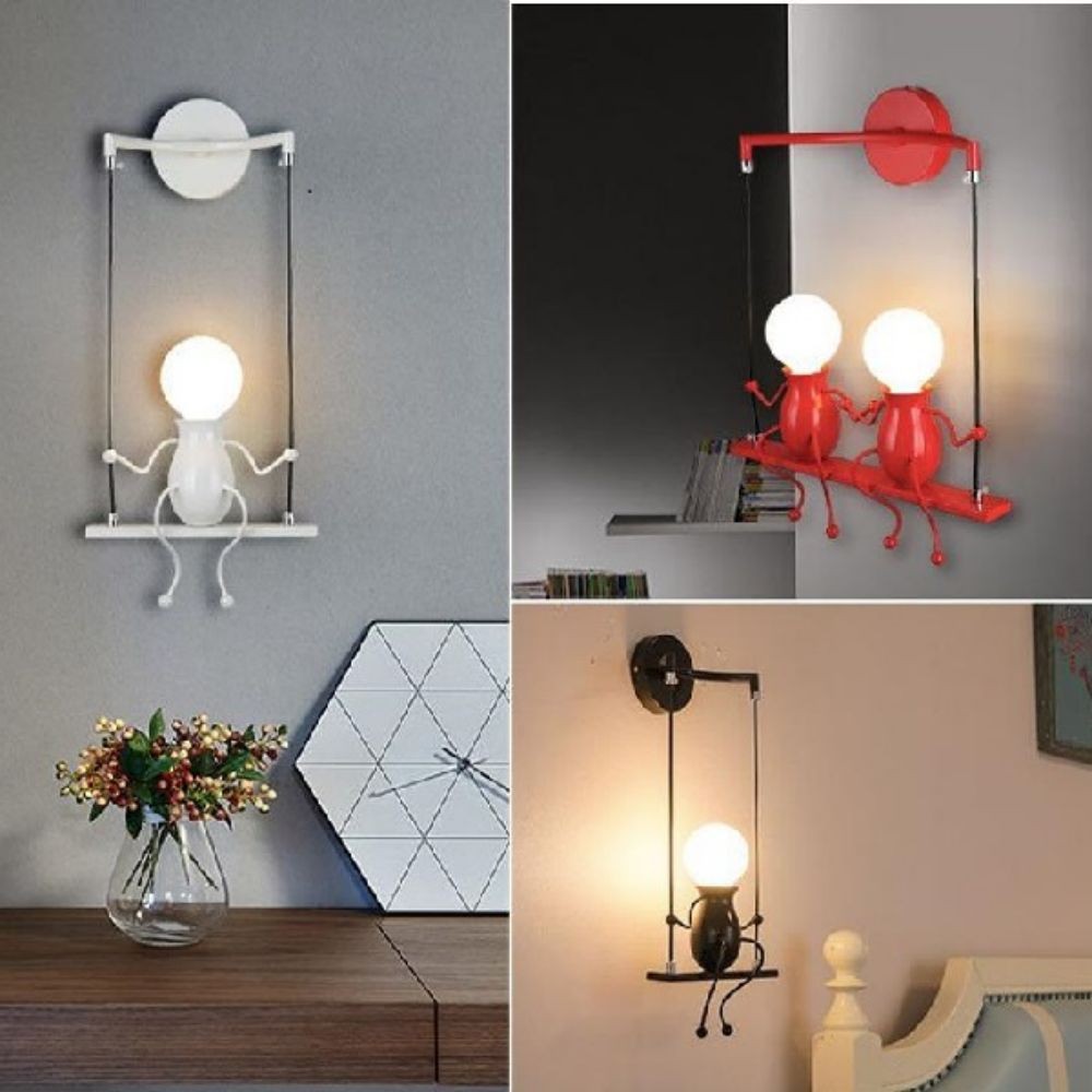 Cartoon Robot Wall Light