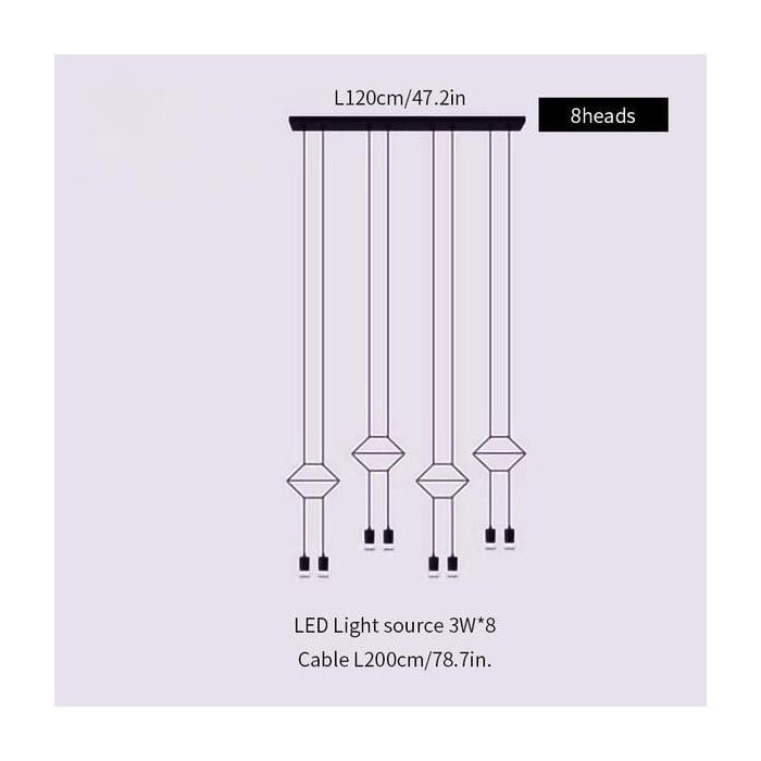 Wireflow Chandelier