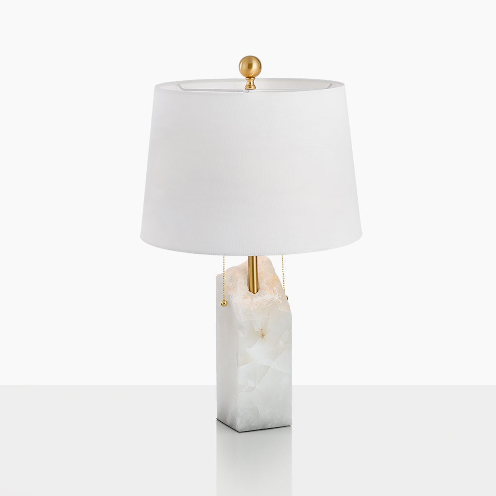 Raw Alabaster Table Lamp T1726
