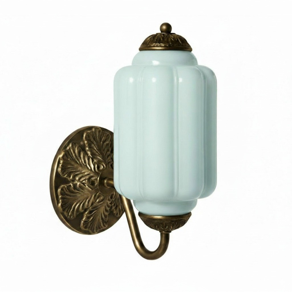 Eloise Vintage Glass Sconce - Elegant Art Deco Wall Lamp M486