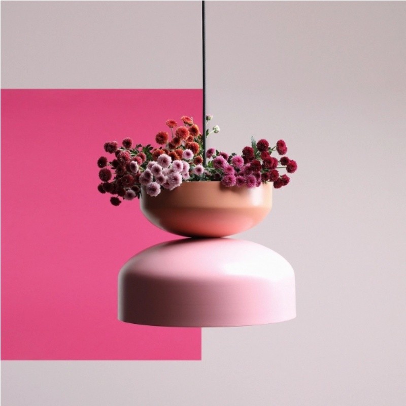 Contemporary Pendant Light with Layered Shade Design S231