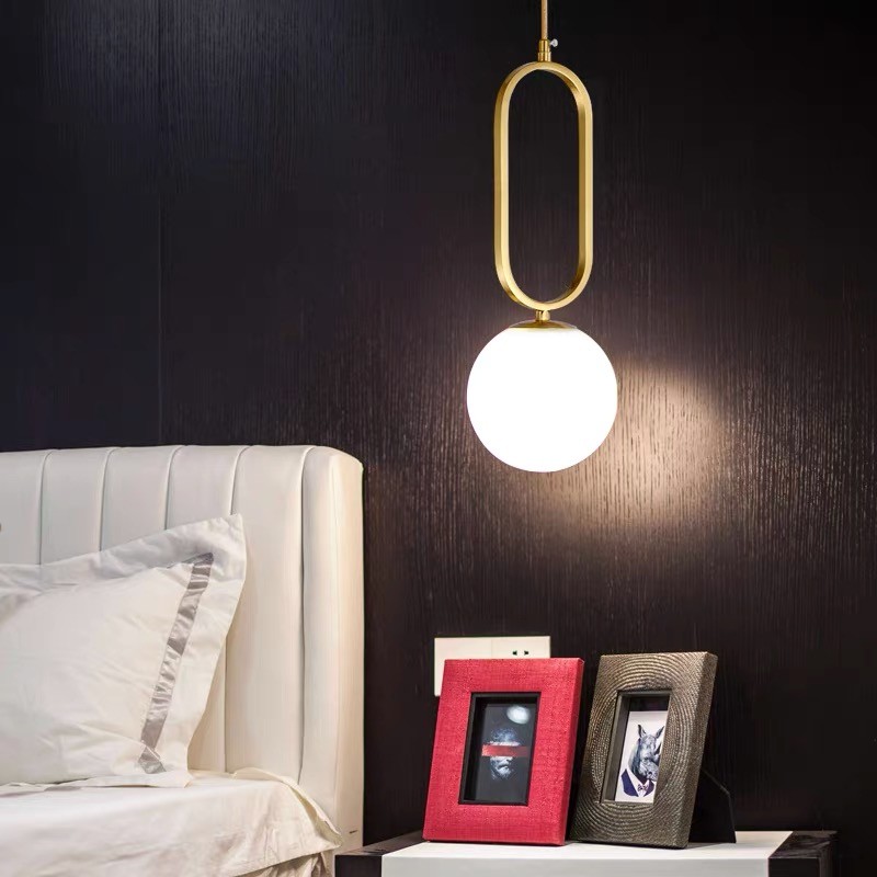Minimalist Oval Ring Pendant Light