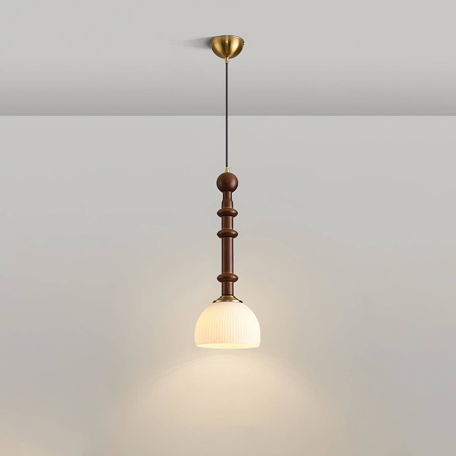 Retro Solid Wood Series Pendant Lamp M420