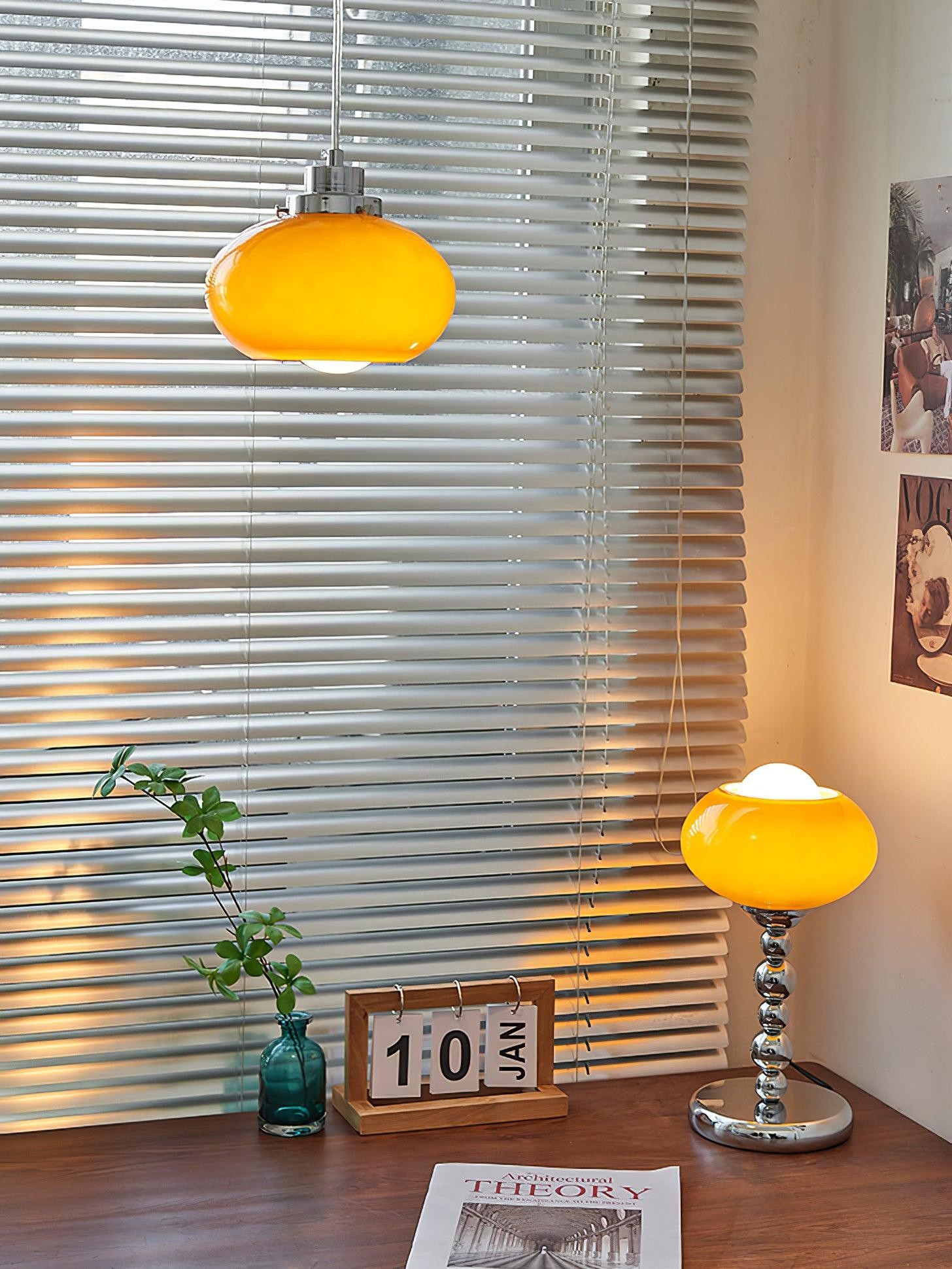 Oval Persimmon Table Light M339