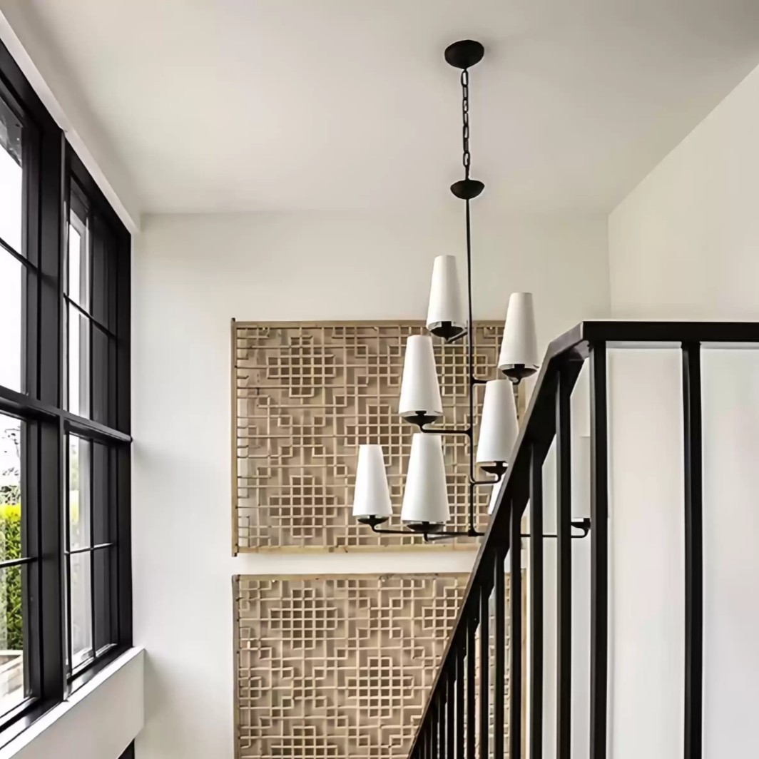 Luxe Vertical Pendant Light – Contemporary Design for Living Room T101