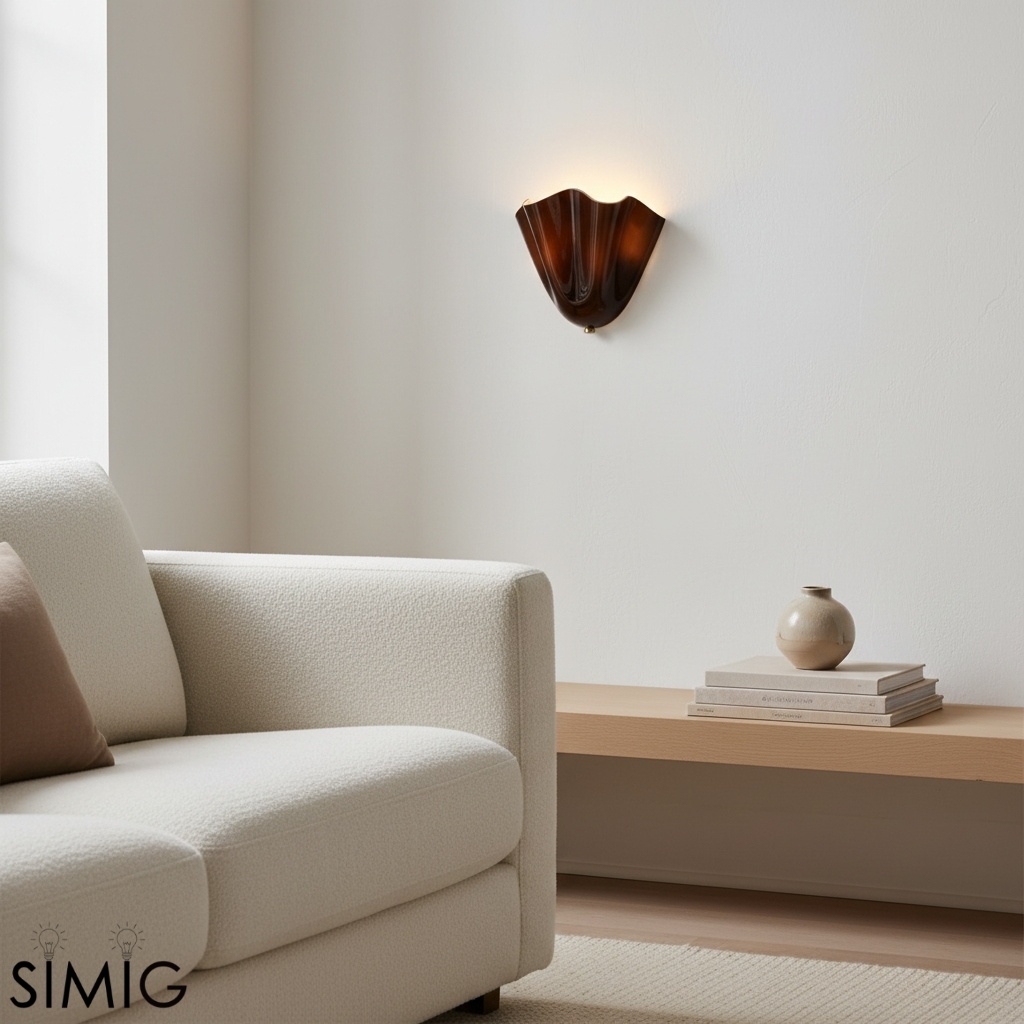Bellina Modern Glass Wall Sconce - Ambient Lighting for Hallway P075