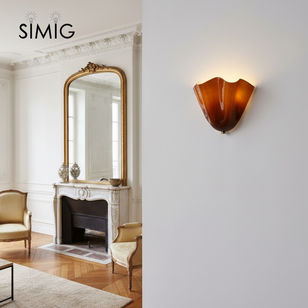 Bellina Modern Glass Wall Sconce - Ambient Lighting for Hallway P075