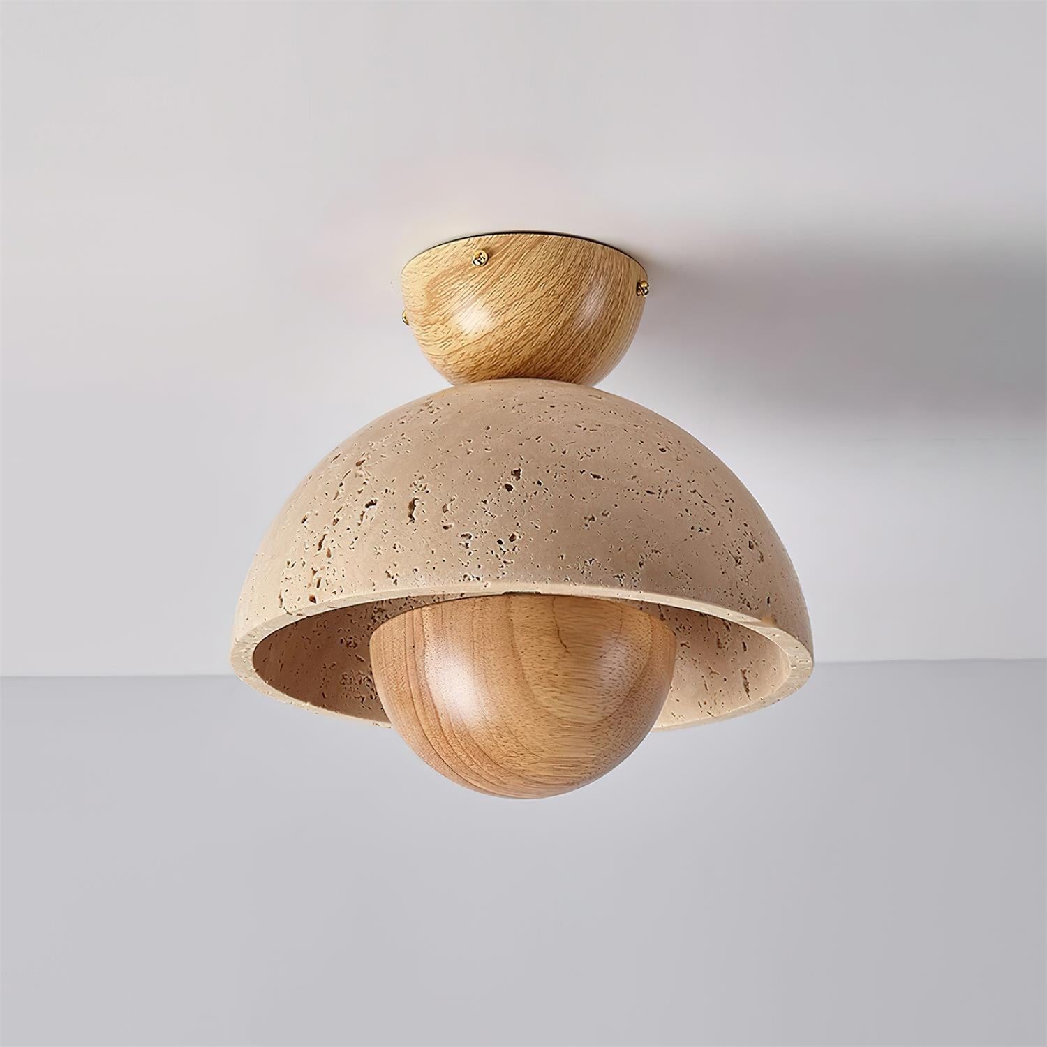 Japanese Wooden Inverted Ceiling Light M88