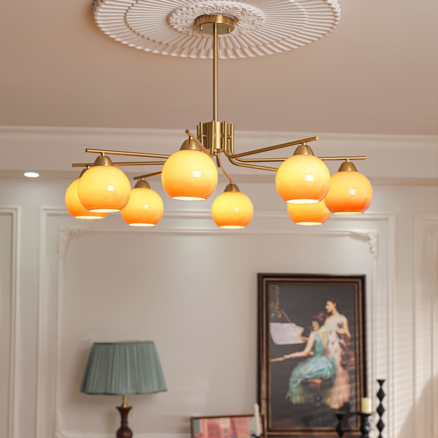 Creative Caramel Spherical Pendant Lamp M466