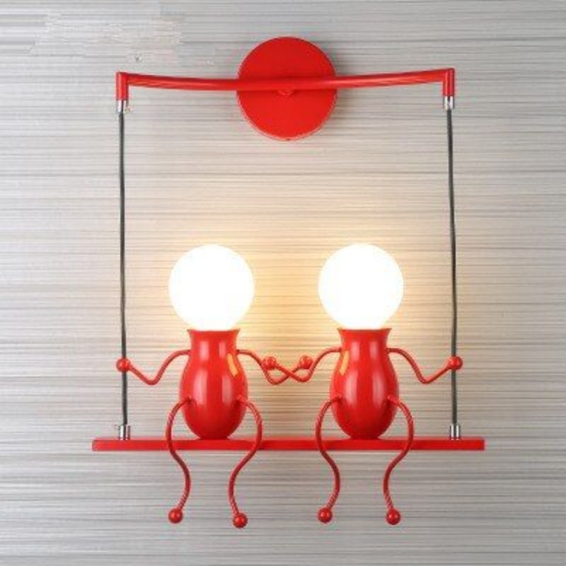 Cartoon Robot Wall Light
