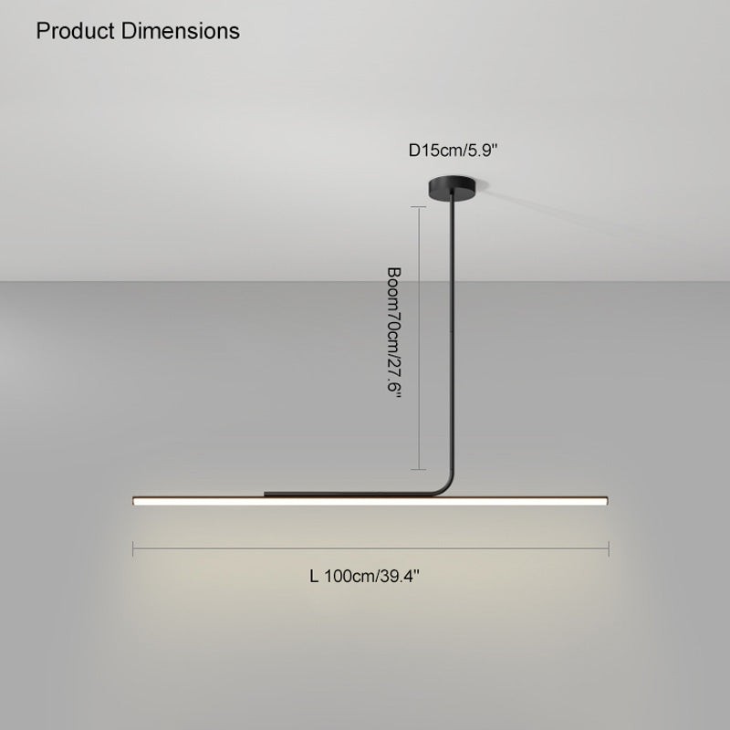 Modern Simple Asymmetrical Linear Pendant Lamp M41