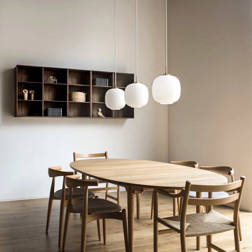 Classic Opal Glass Orb Pendant Lamp