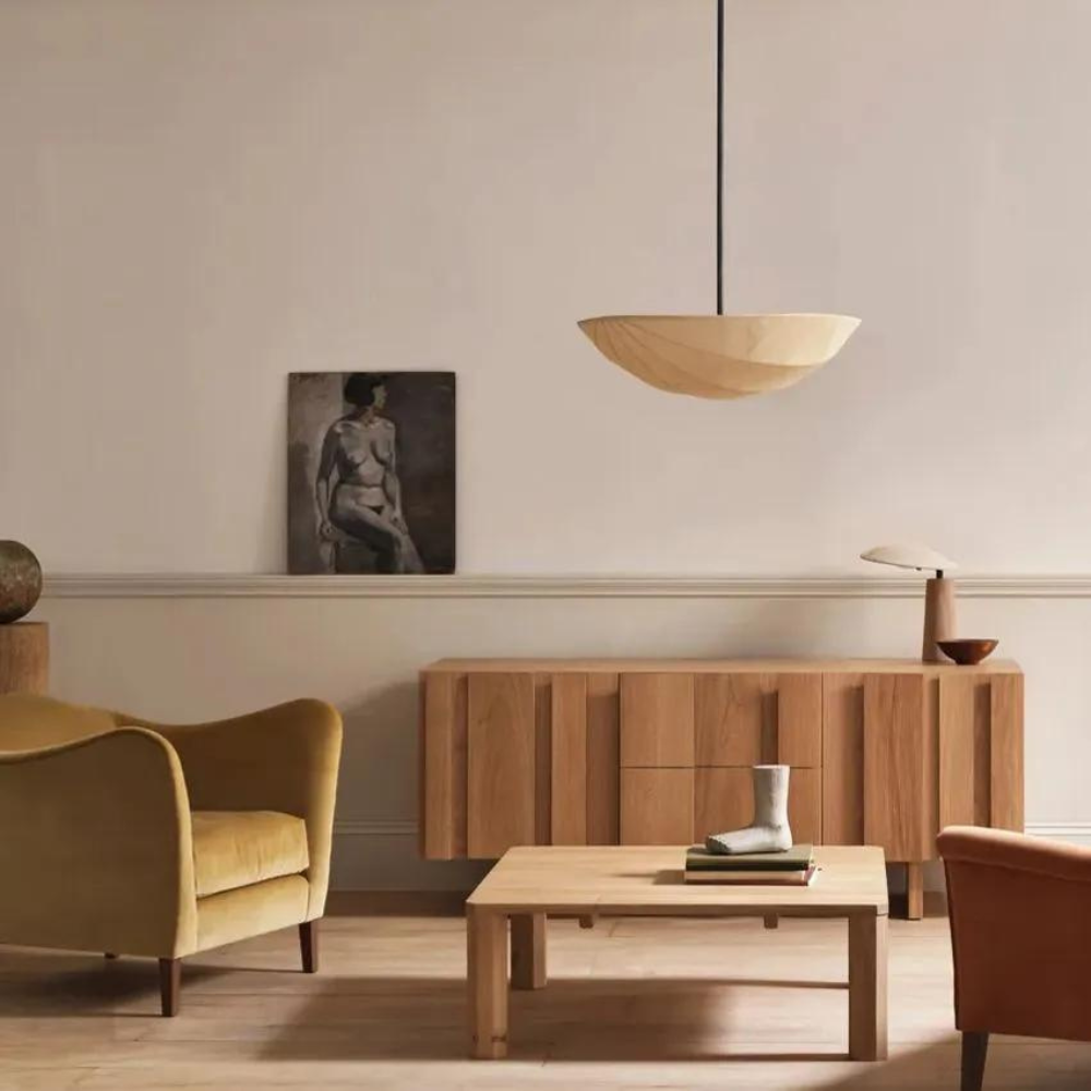 The Wabi-Sabi Canvas Linen Ceiling Light T2007
