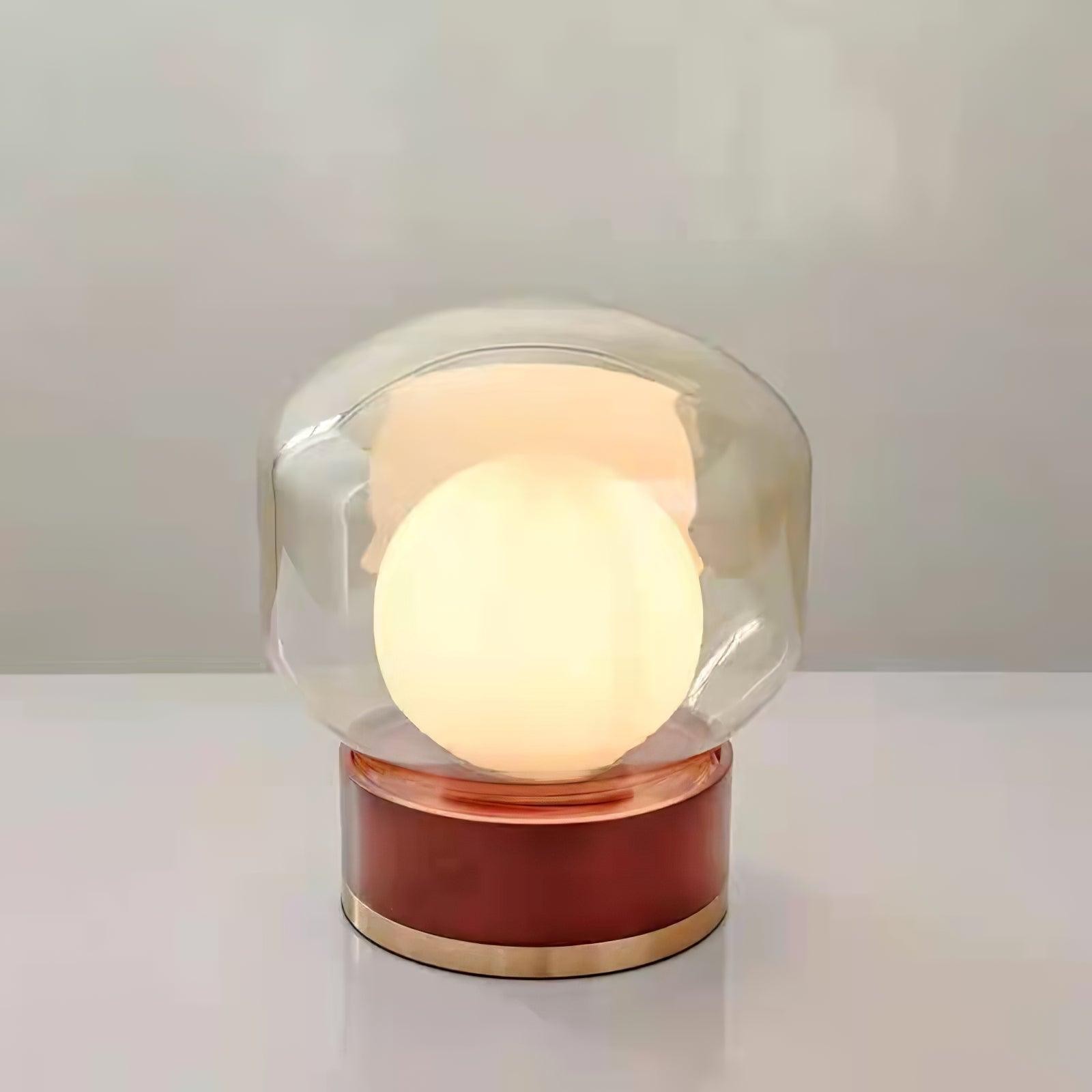 Simple Creative Wood Orb Table Lamp M423
