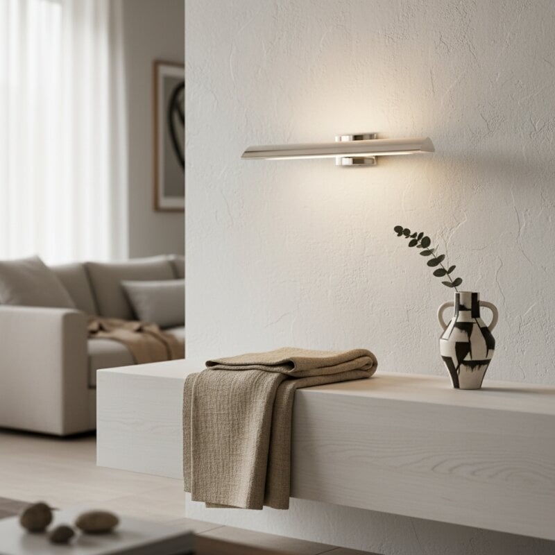 Libris Wall-Mounted Picture Light - Minimalist Linear Metal Frame for Artwork T603