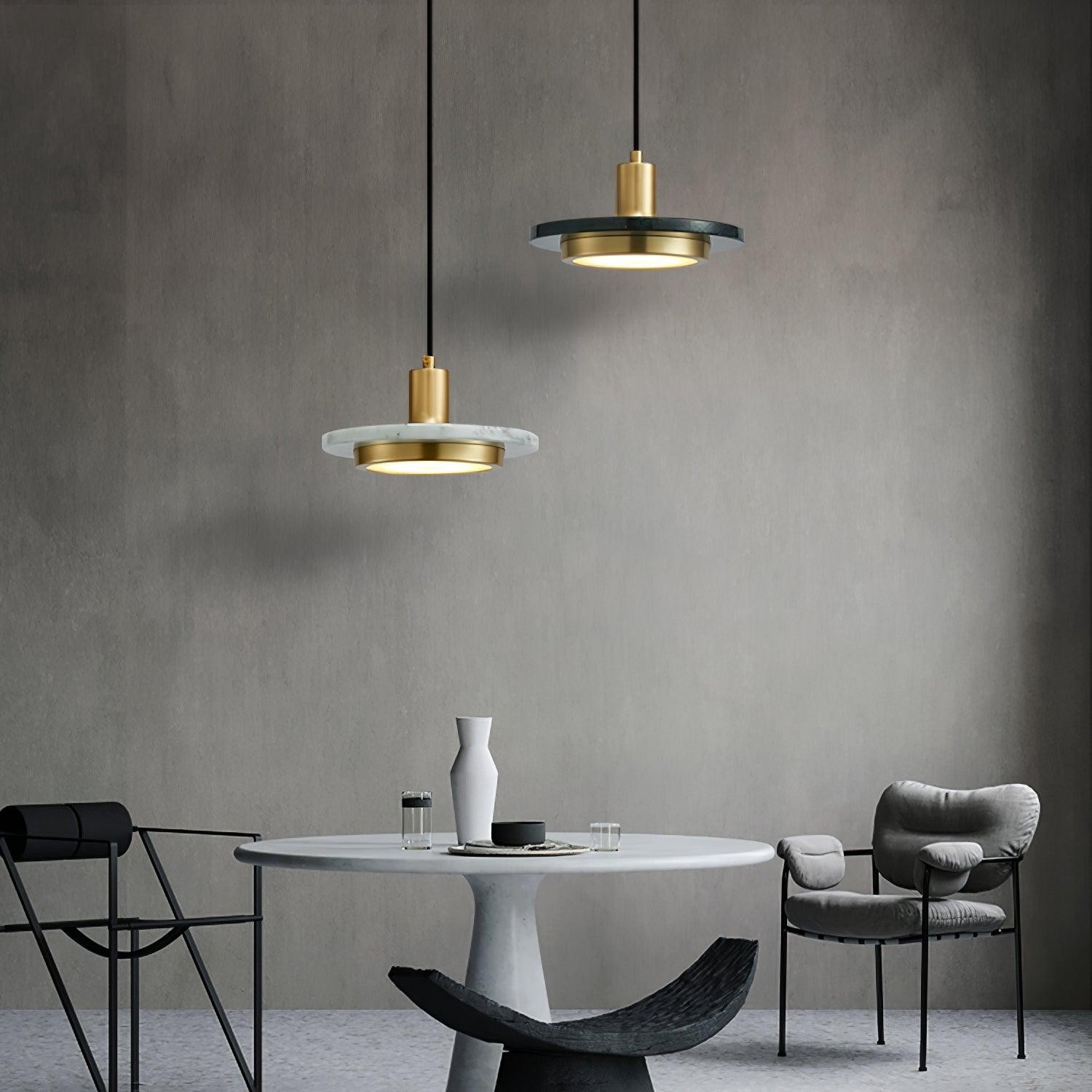 Double Circle Pendant Light M559