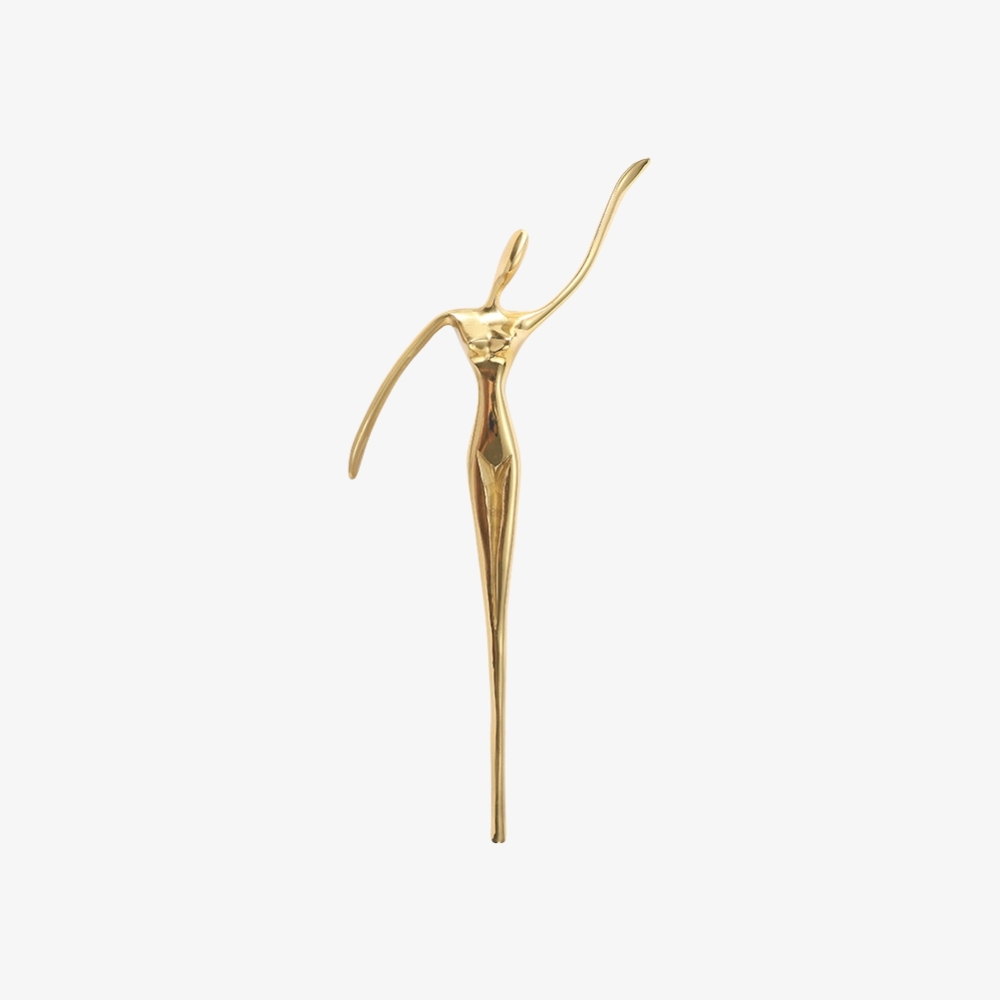 Verlitho Sculptural Metal Handle – Contemporary Drawer Pull Decor T1188