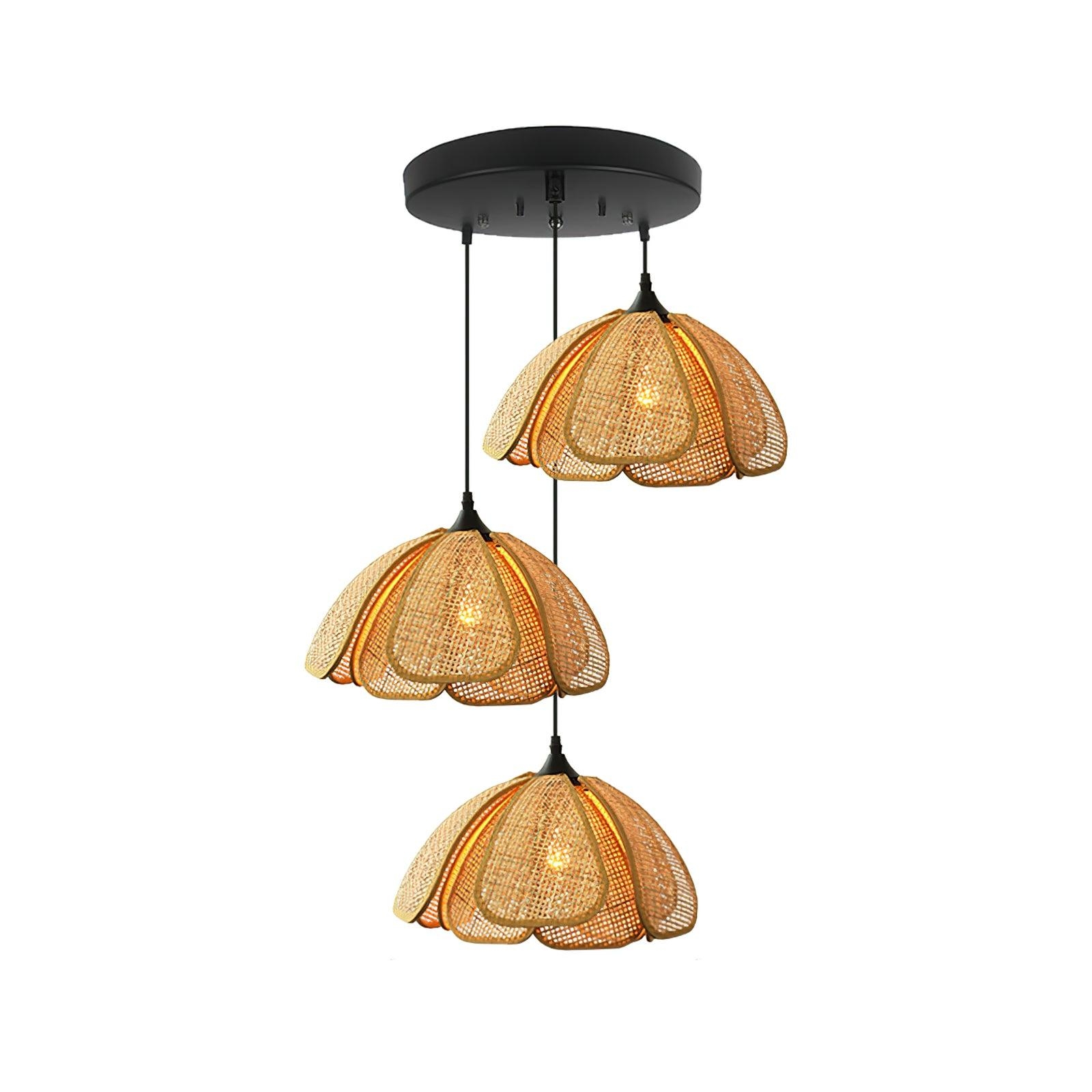 Bloom Rattan Pendant Lamp T1582