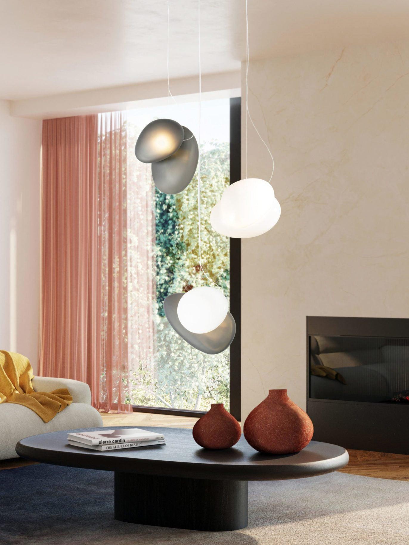 Translucent Frosted Glass Pendant Light M217