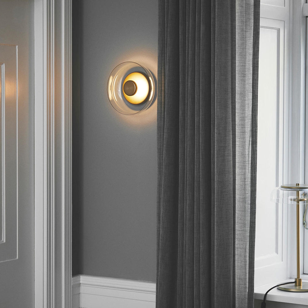 The Shimmering Glow Premium Minimalist Brass Wall Light T2072
