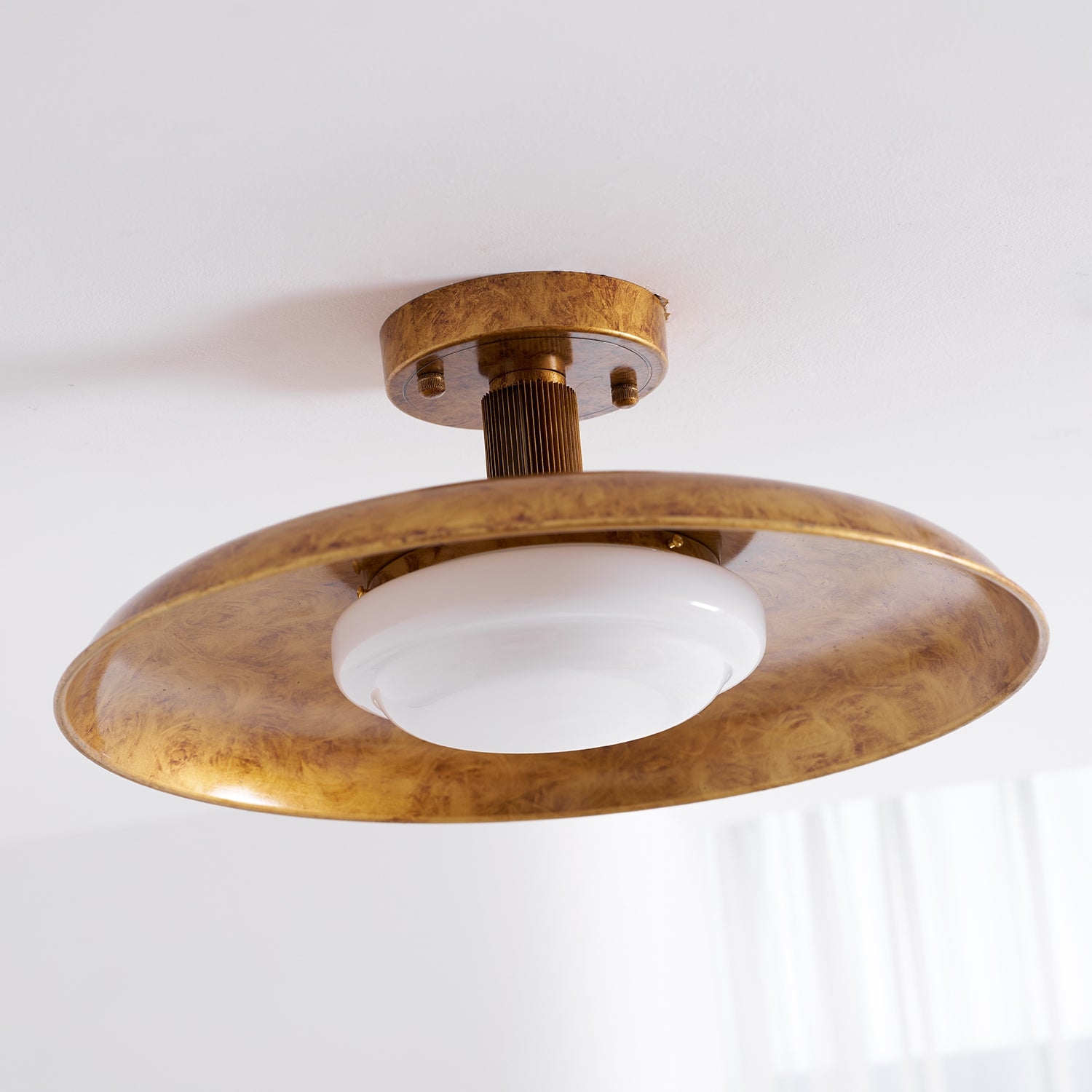 Pot-Lid Style Flat-Panel Ceiling Light T1921