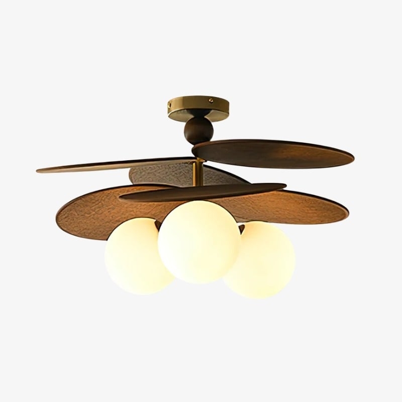 Orrise Overlapping Blade Design Ceiling Light - Contemporary Decorative Light for Interiors T519
