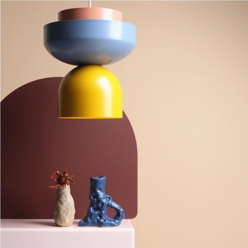 Contemporary Dual‑Shade Pendant Light for Dining or Kitchen S230