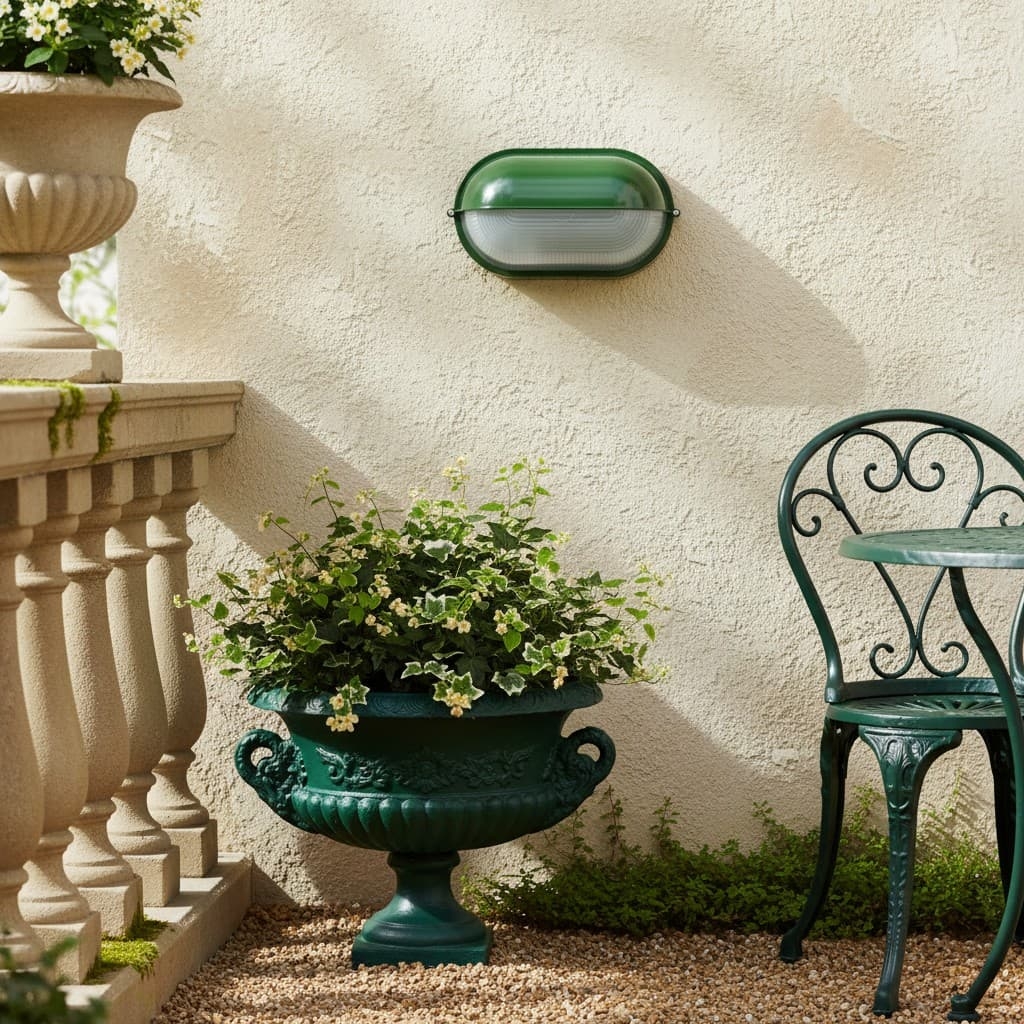 Docka Minimalist Outdoor Wall Light - Vintage Style Exterior Lighting T1200