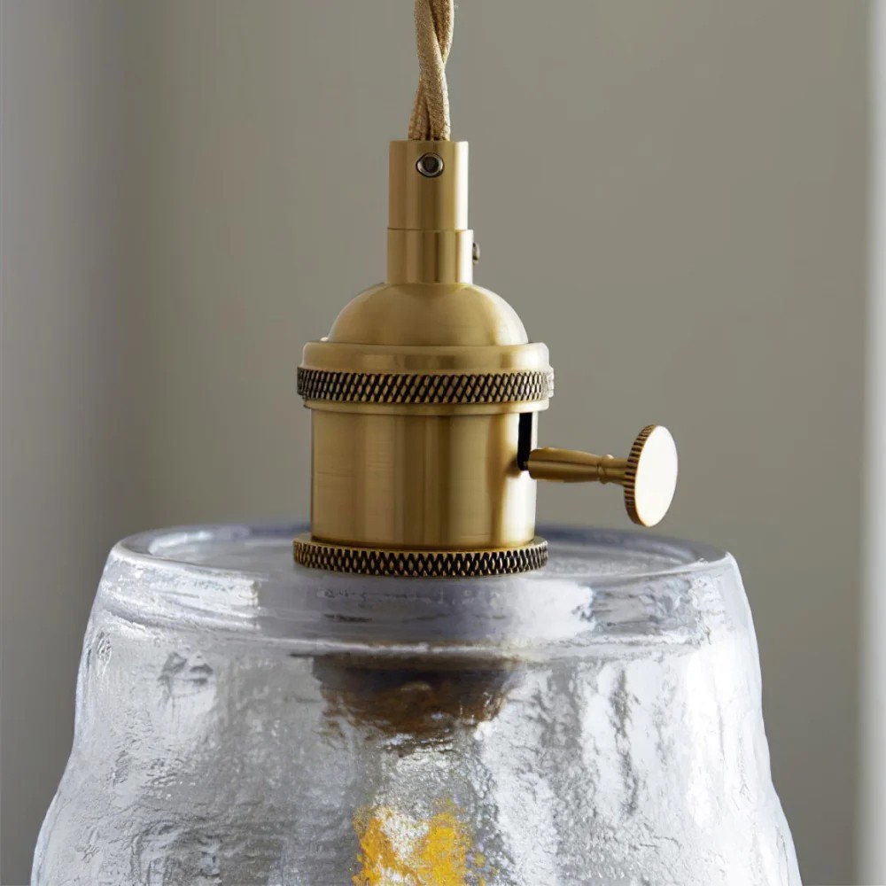 Nordic Cup Brass Glass Pendant Light S79