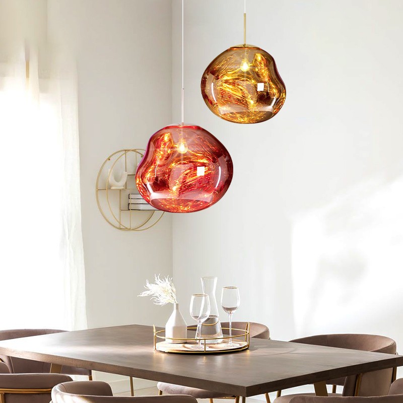 Dynamic Surface Pendant Light For Living Room S208