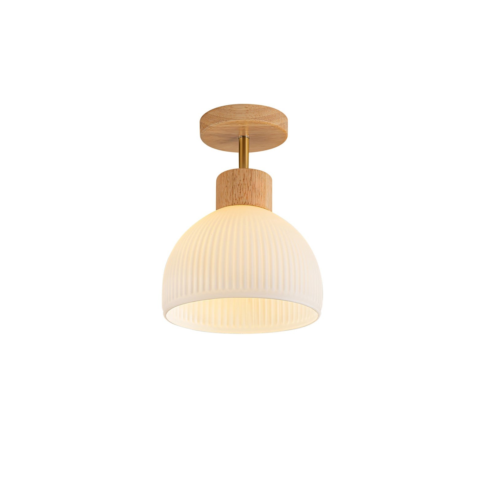 Nordic Wood Style LED Ceiling Lamp M76