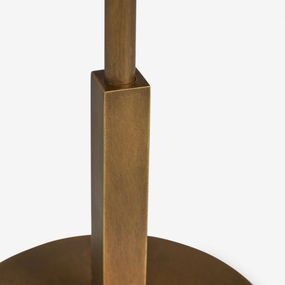 Aurecyl Table Lamp - Sleek Tapered Metal Table Lamp in Vintage-Style Finish for Living Room T674