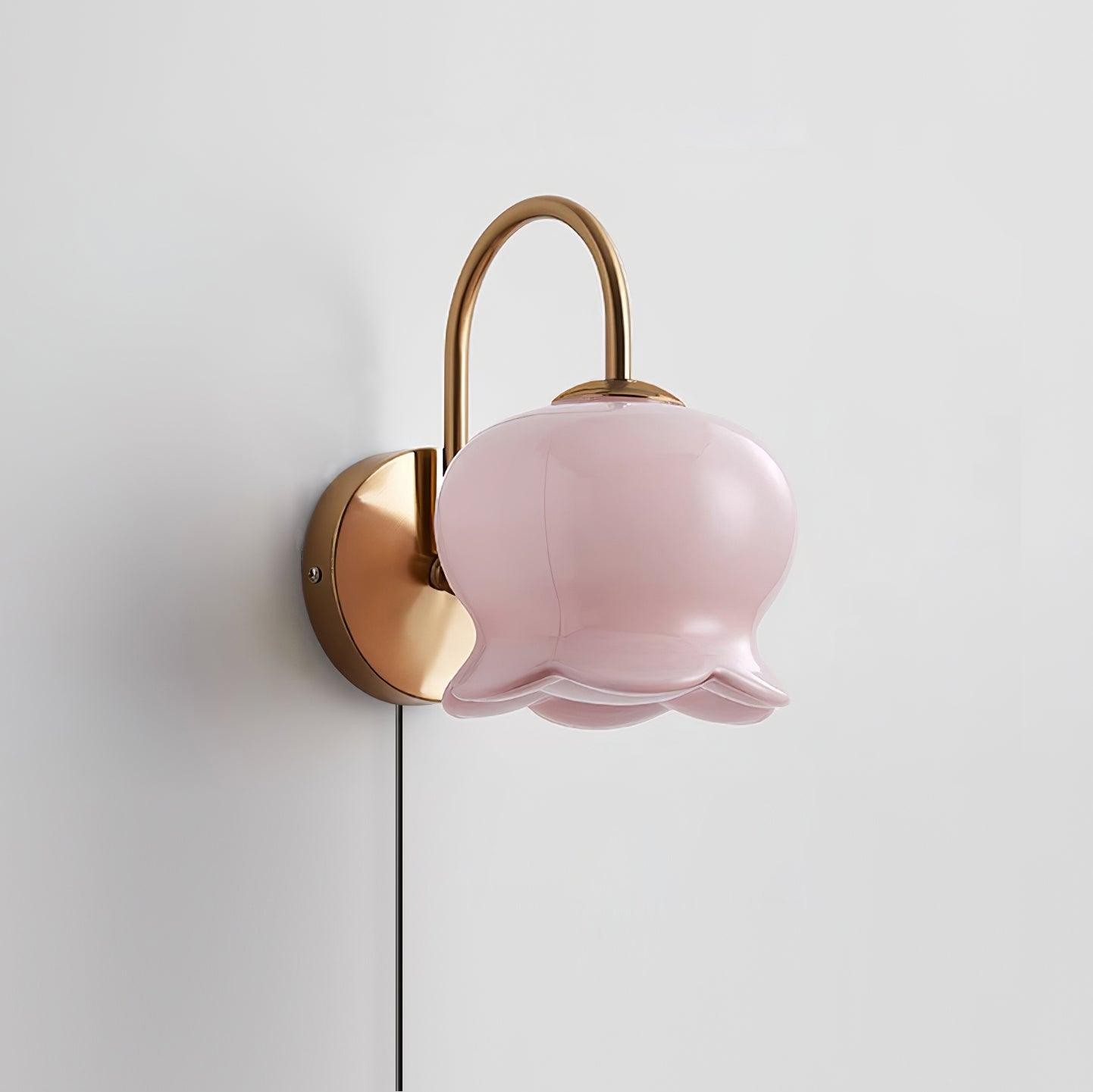 Cute Flowers Plug In Wall Lamp P047