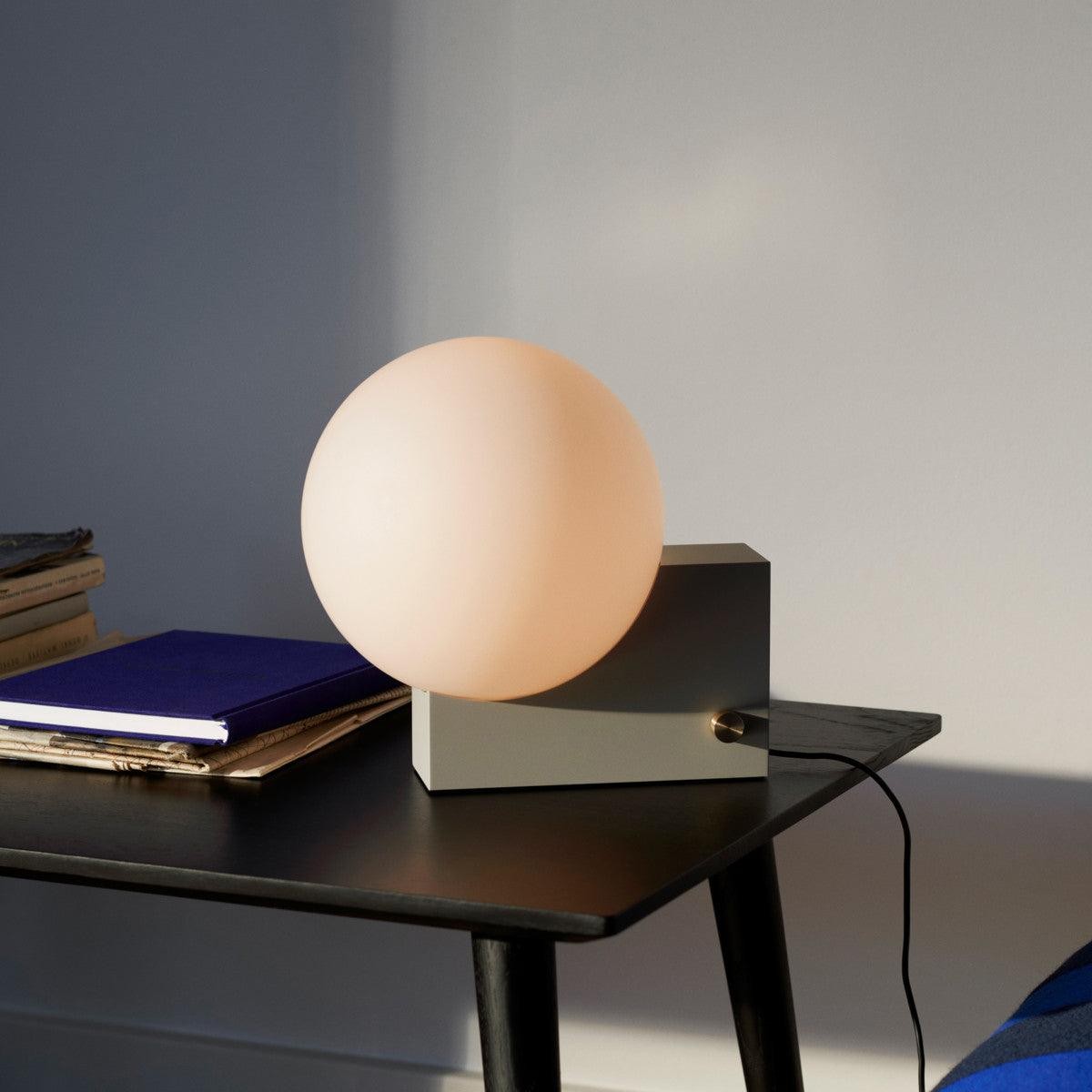 Geometric Lamp Base Glass Globe Table Lamp M362