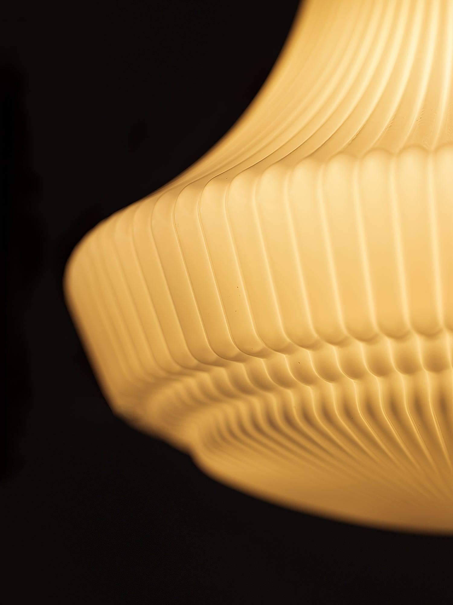 Classical Brass Alabaster Glass Pendant Lamp M318