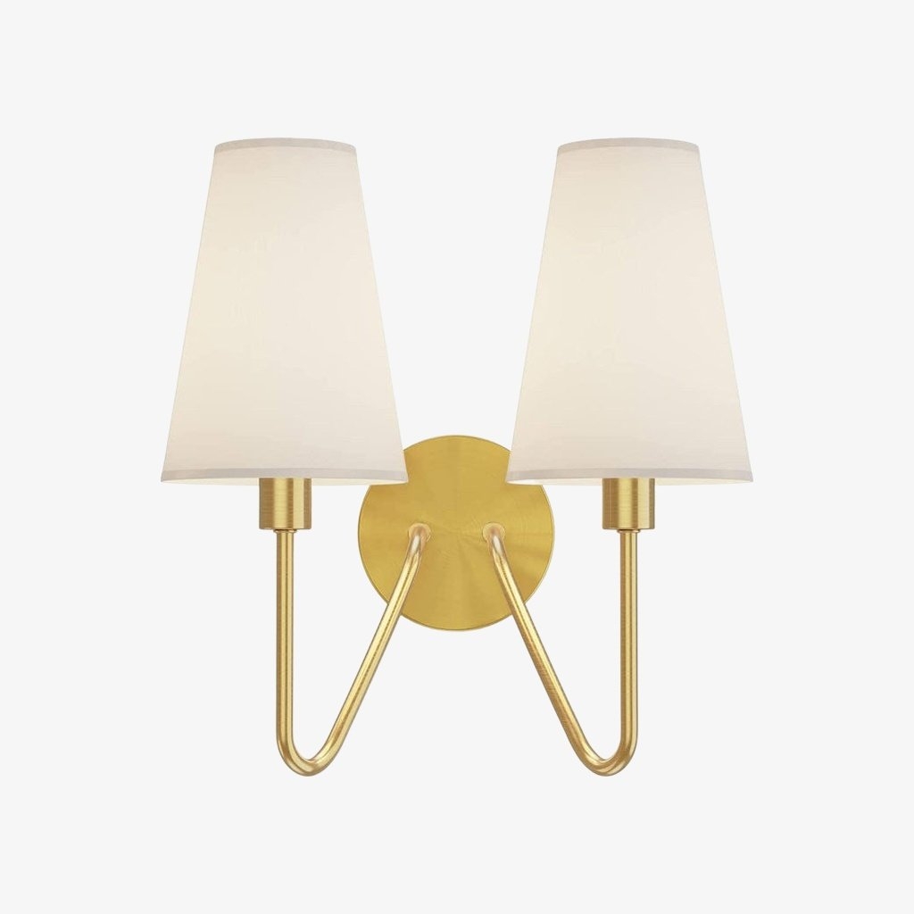 Arcuma Fabric Wall Sconce – Stylish Shade for Bedroom Lighting T500