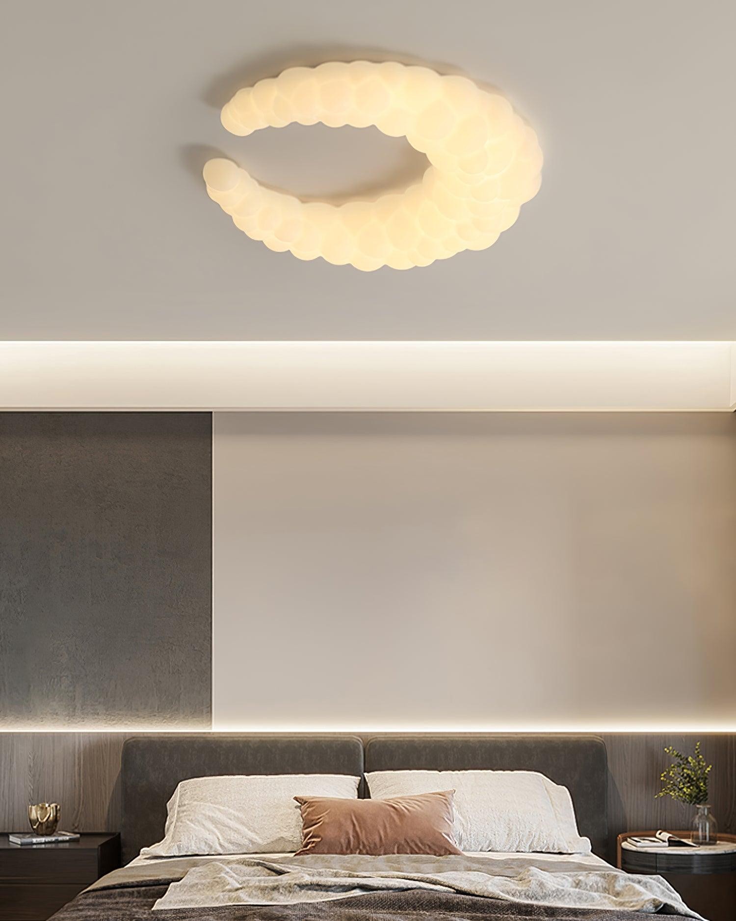 Cream Style Moon Ceiling Lamp M478