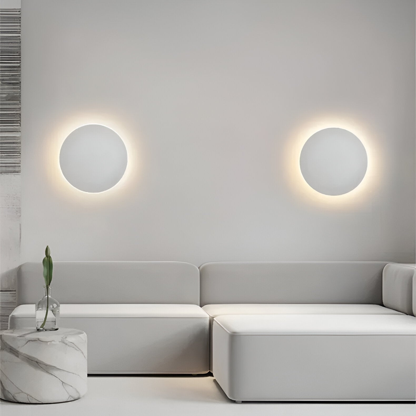 Modern Nordic Round Aluminum Minimalist LED Wall Light T1991
