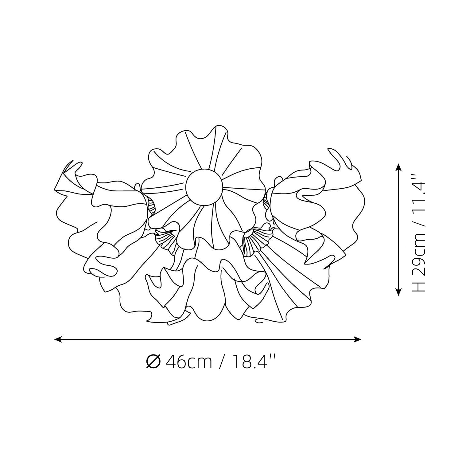 Lily Flower Ceiling Light P036