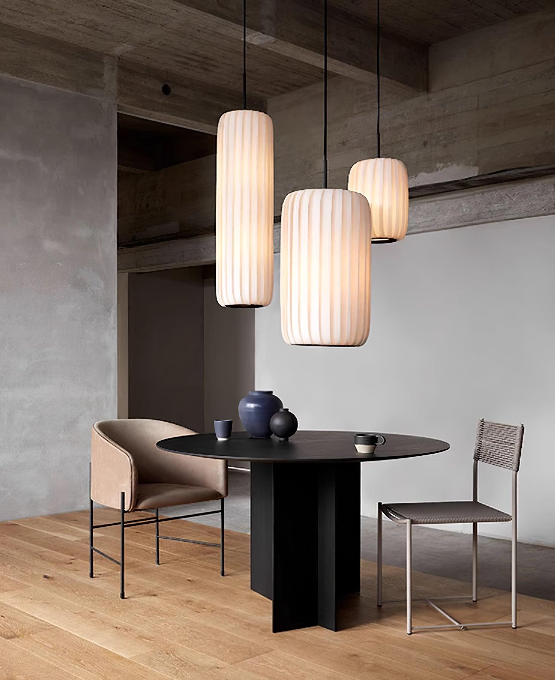 Scandinavian Minimalist Fabric Pendant Lamp M232