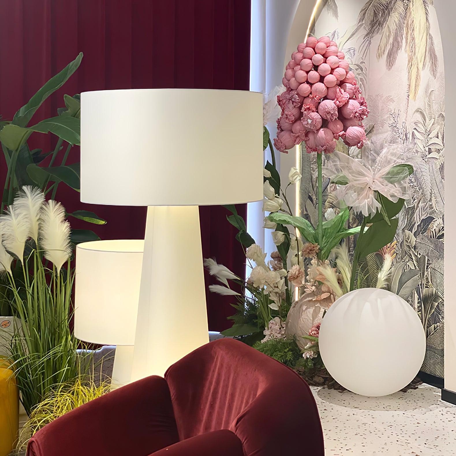 Column Fabric Floor Lamp Suitable For Living Room M561