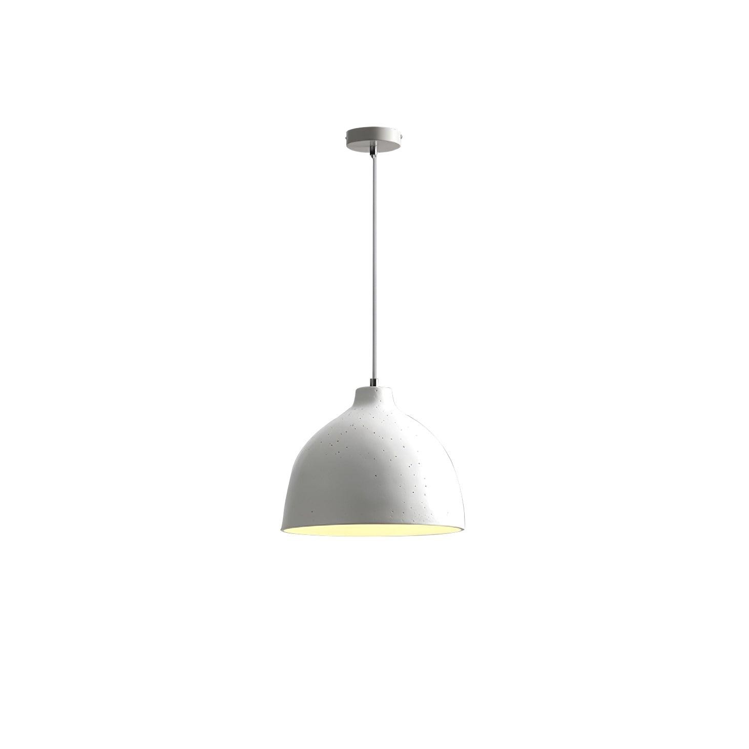 Modern Minimalist Industrial Resin Bowl LED Pendant Light M327