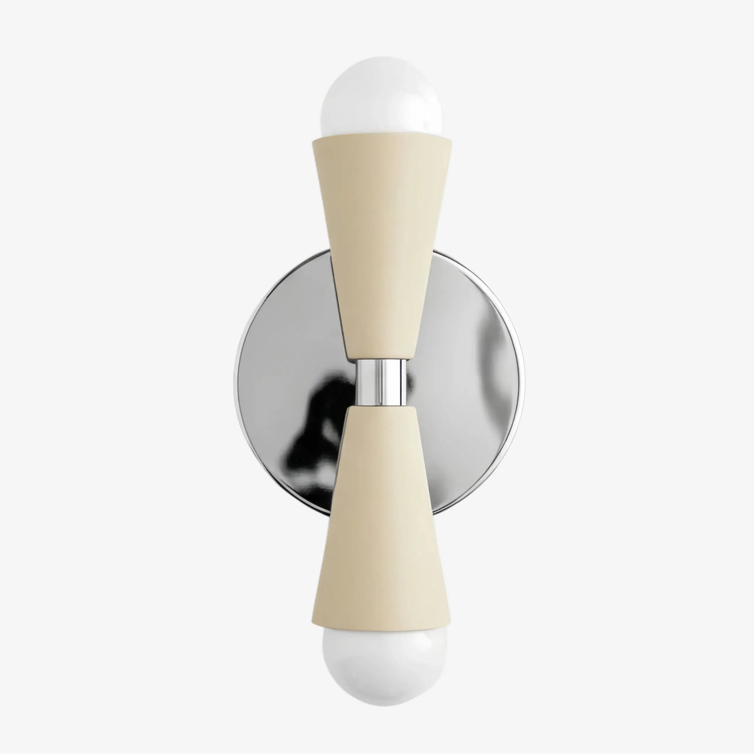 Pyralis  Cone Shade  Double Wall Light - Contemporary Living Room Glow T334