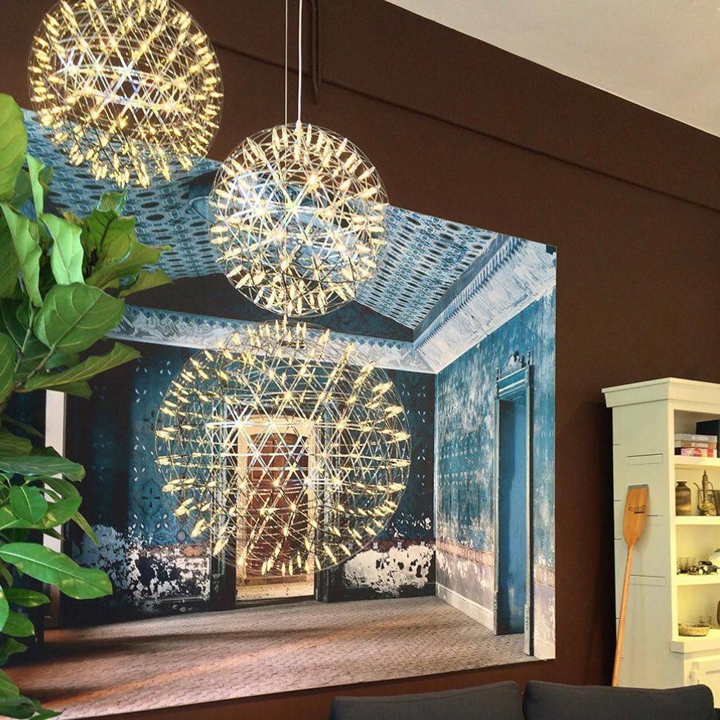 Silver Spark Ball Pendant Light T204