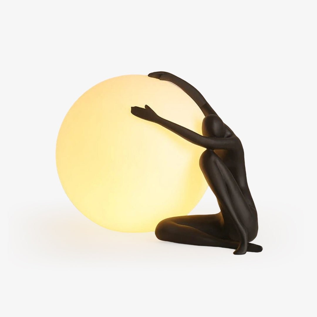 Humanoid Ball Holding Table Lamp M583