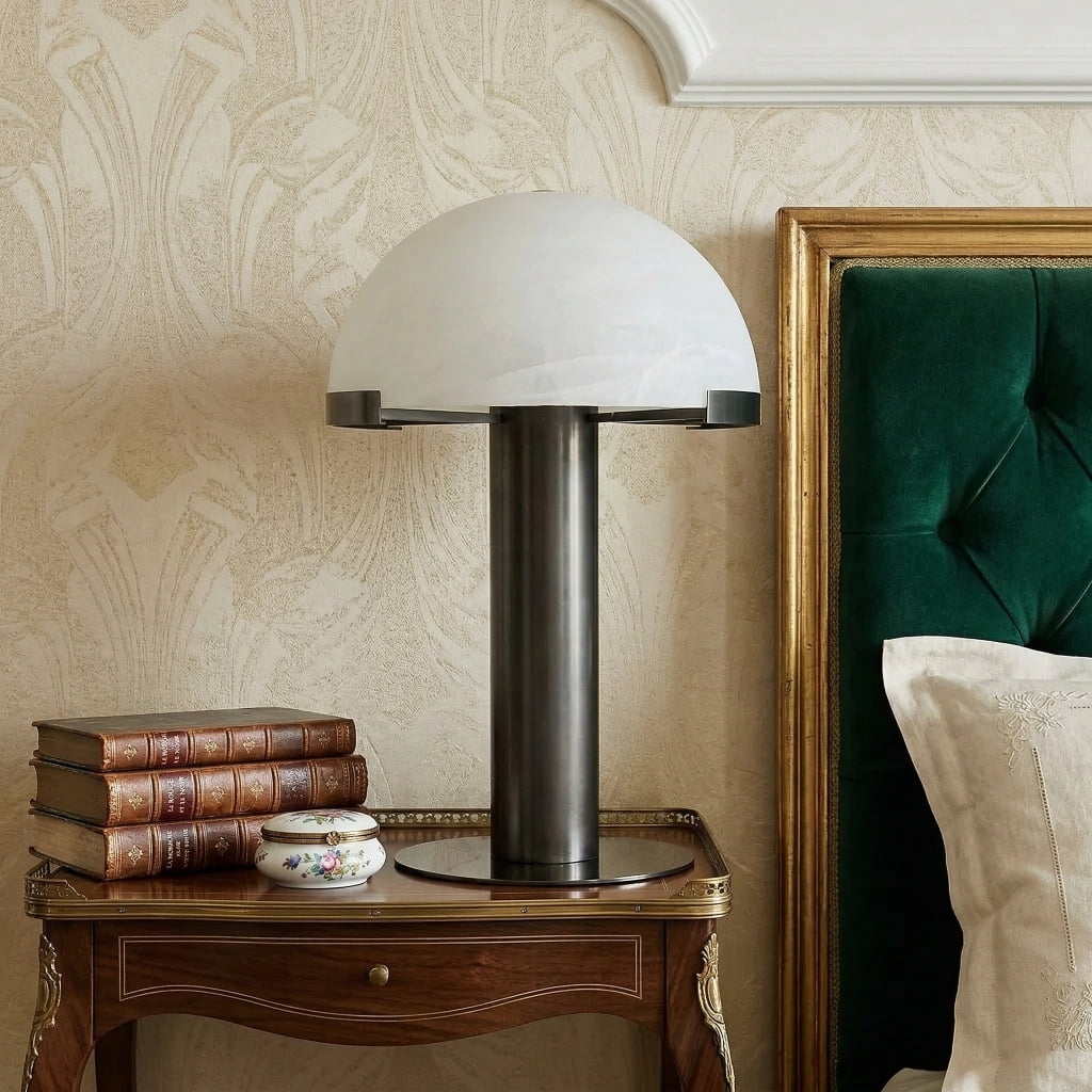 Virelith Modern Contemporary Table Lamp – Elegant Metal Base Desk Lamp for Bedroom and Lounge T1213