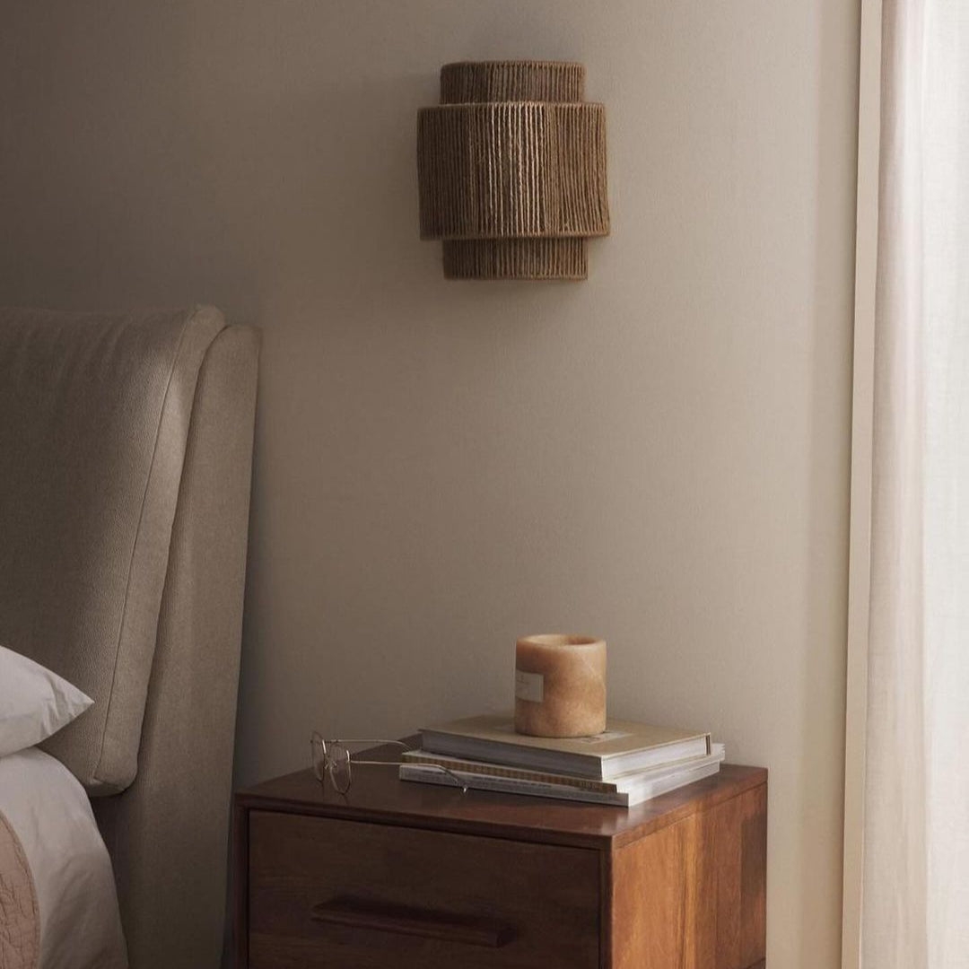 Bohemian Vintage Hand Woven LED Wall Light T2018
