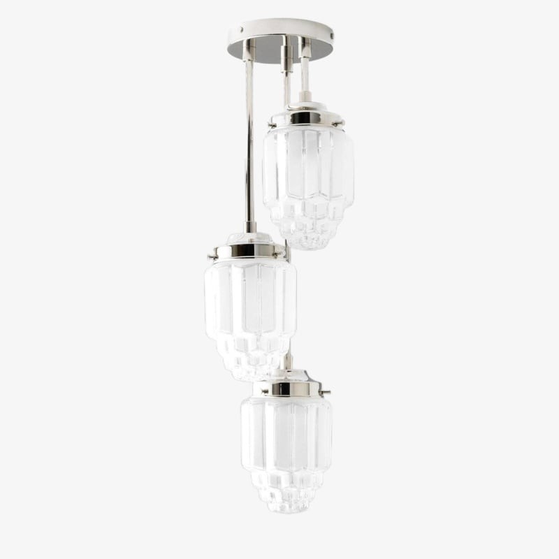 Tierlux Glass Pendant Light - Art Deco Globe Design T347