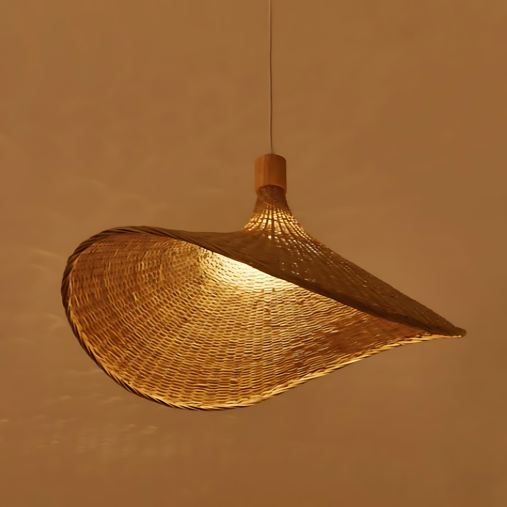 Rustic Raphia Charm Rattan Light T2058