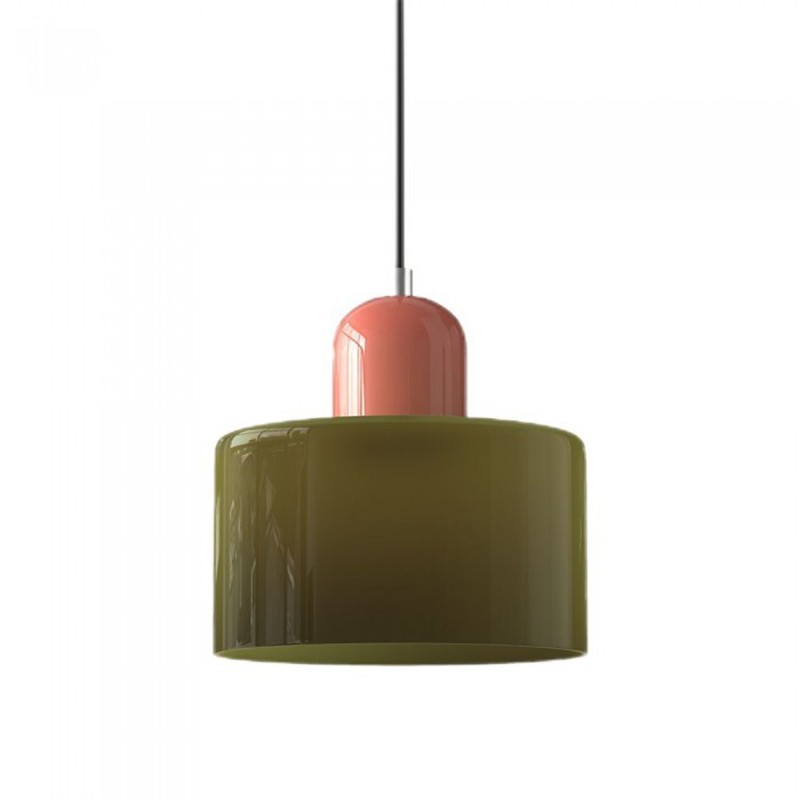 Nordic Morandi Cylinder Glass Pendant Light S66